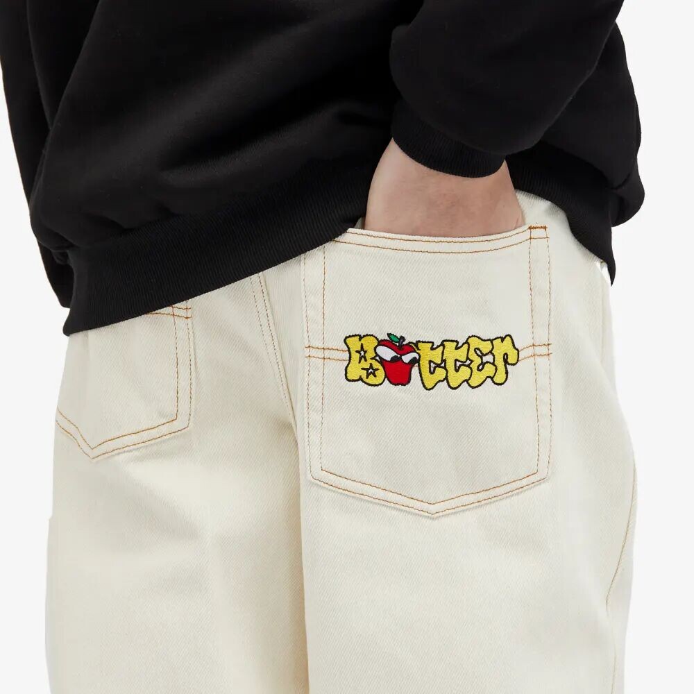 

Butter Goods Свободные джинсовые джинсы Big Apple, белый