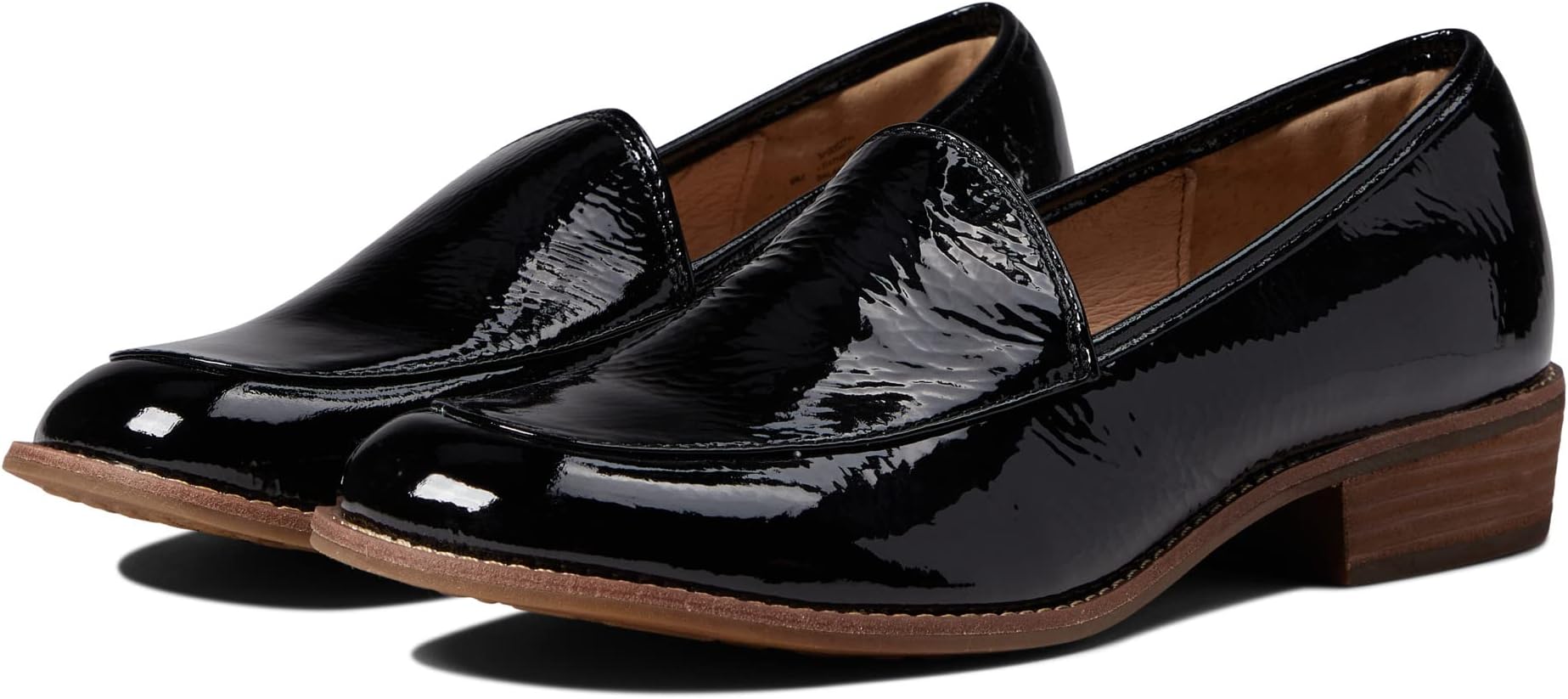 

Лоферы Napoli Sofft, цвет Black Crinkle Patent