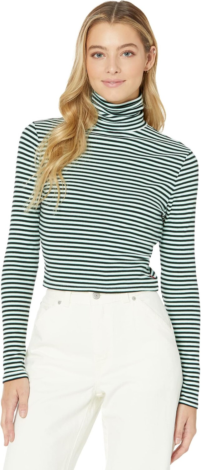 

Топ Levi's Womens Moon Rib Turtleneck, цвет Currant Electric Green