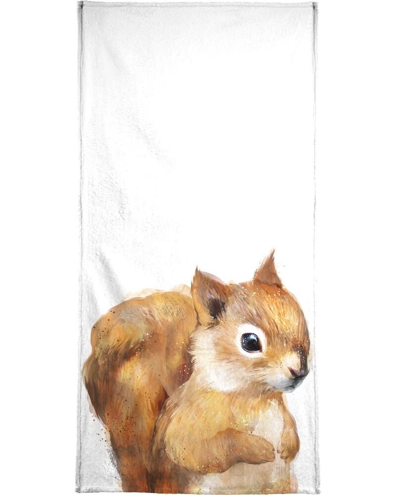 

Полотенце для ванной Juniqe Little Squirrel, цвет Orange & Weiß
