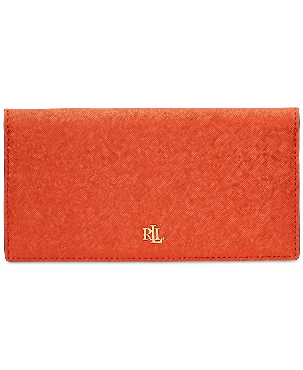 

Тонкий кожаный кошелек Crosshatch Lauren Ralph Lauren