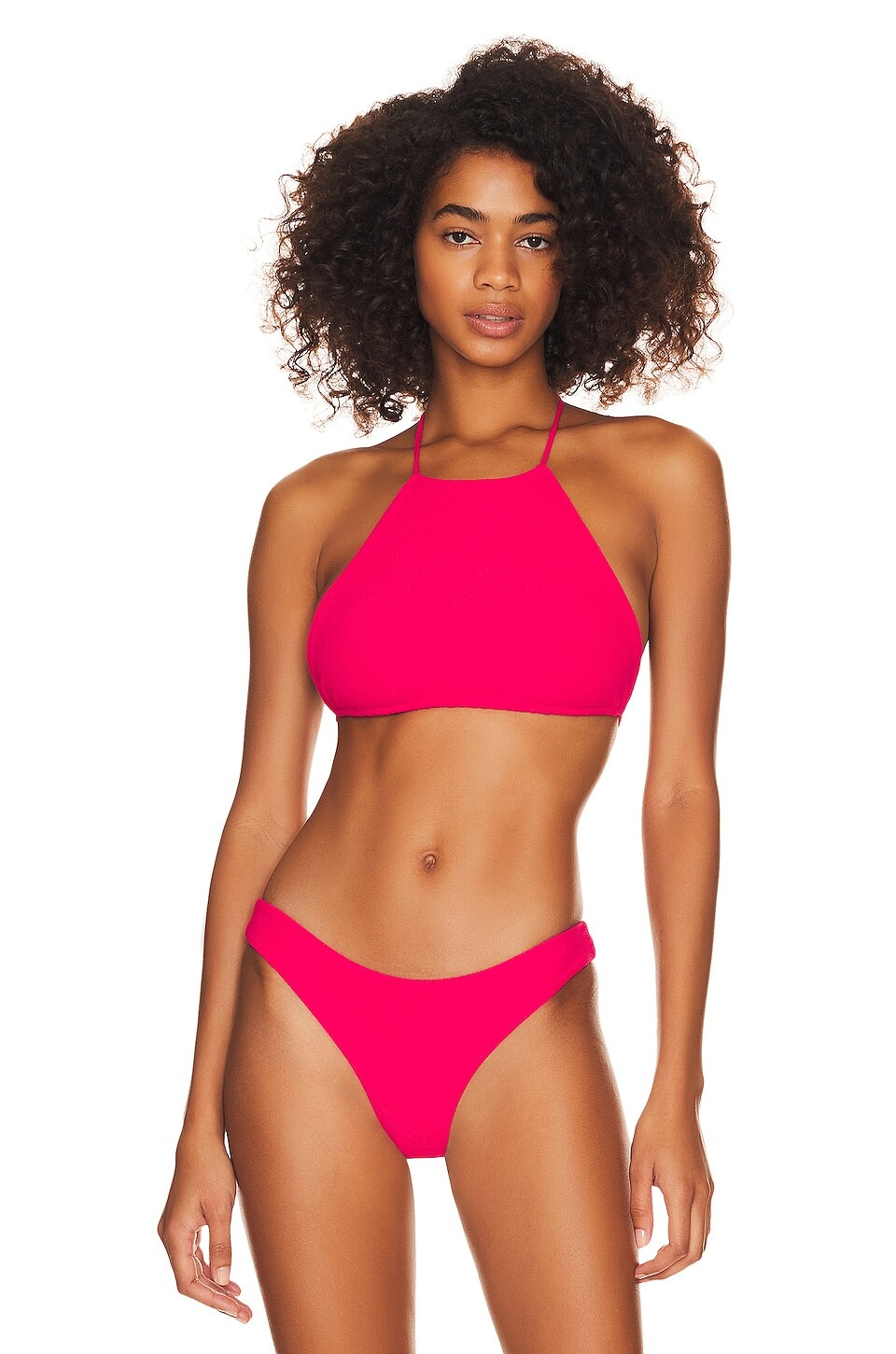 Топ бикини JADE SWIM Gia, цвет Fuchsia Terry