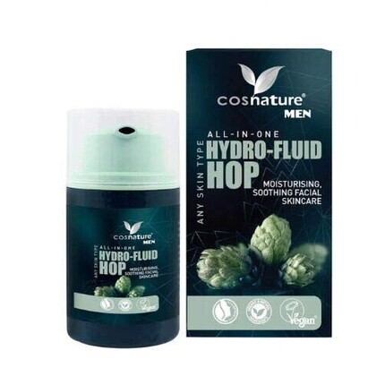 

Мужская жидкость Hydro-Hops для универсального ухода за лицом, 50 мл, Cosnature