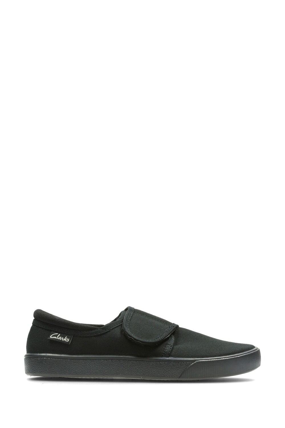 

Кроссовки Hopper Run с застежкой-липучкой Clarks, черный