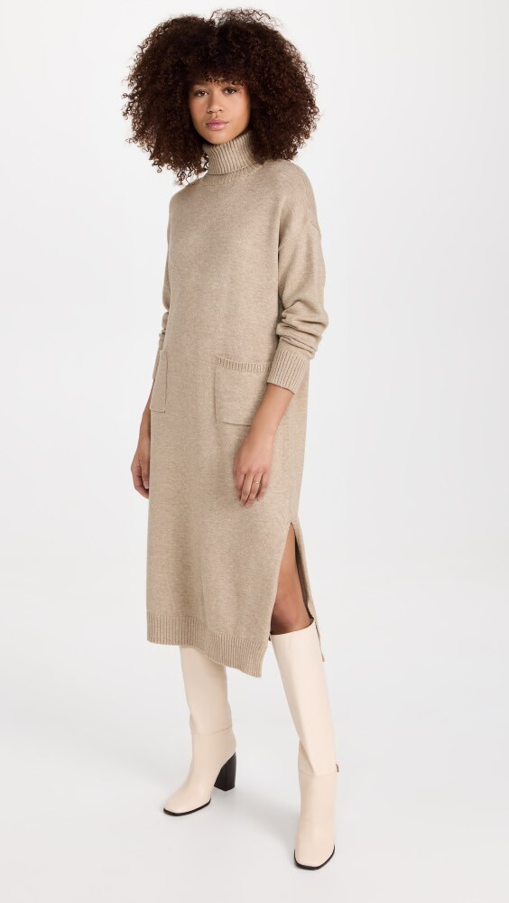

Платье Line & Dot Rianne Sweater, бежевый