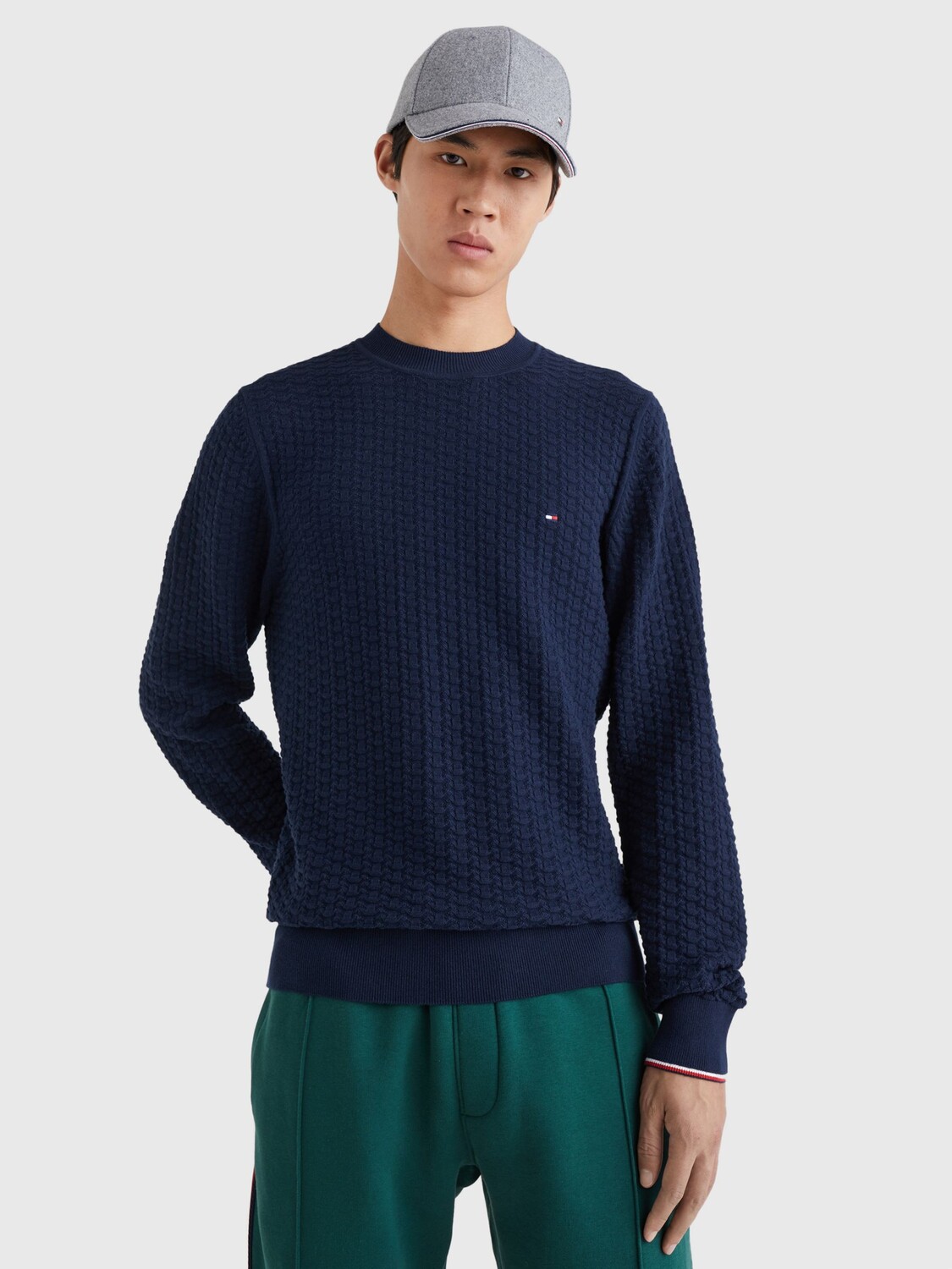 

Tommy Hilfiger Джемпер с фактурной текстурой, Desert Sky