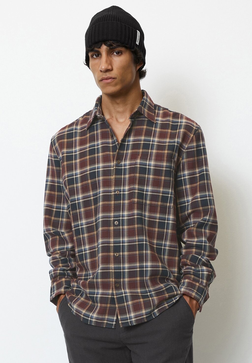 

Рубашка KARIERTES Marc O'Polo, цвет multi dark navy