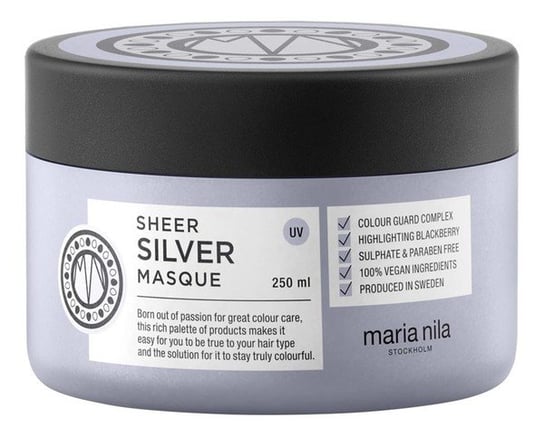Маска Sheer Silver для светлых и осветленных волос, 250 мл Maria Nila цена и фото
