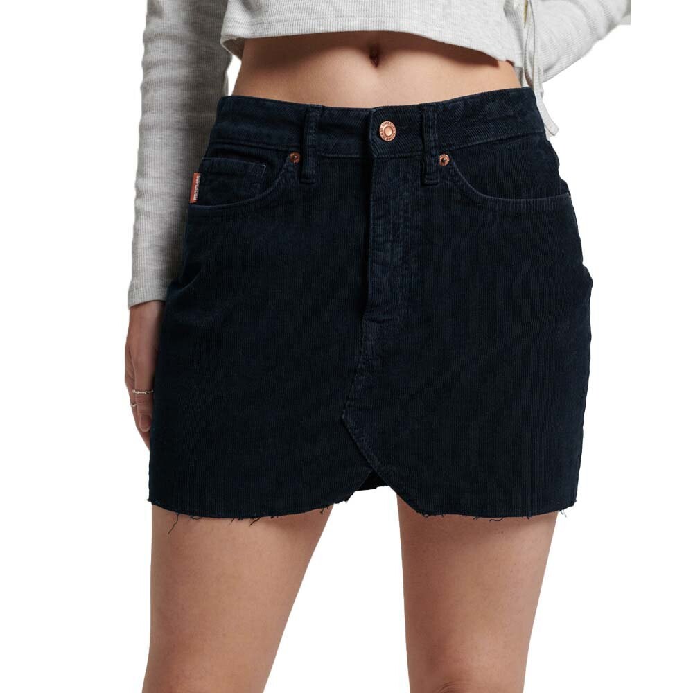 

Короткая юбка Superdry Vintage Cord Mini, синий