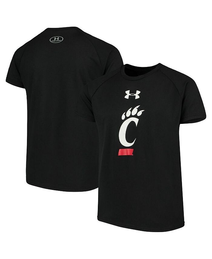 

Черная футболка с логотипом Big Boys Cincinnati Bearcats 2.0 Tech Under Armour, черный