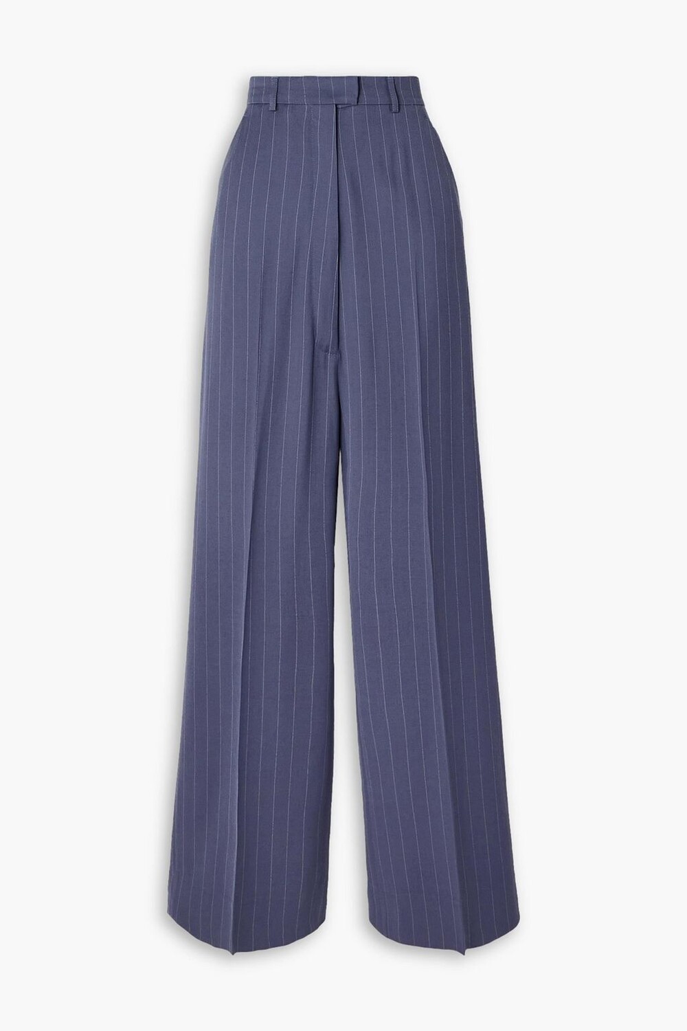 

Широкие брюки из ткани в тонкую полоску ACNE STUDIOS, синий