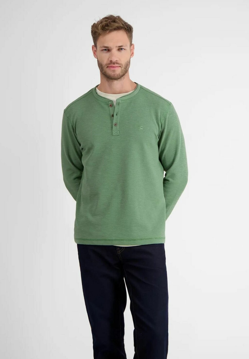 

Рубашка с длинным рукавом LERROS, цвет sage green