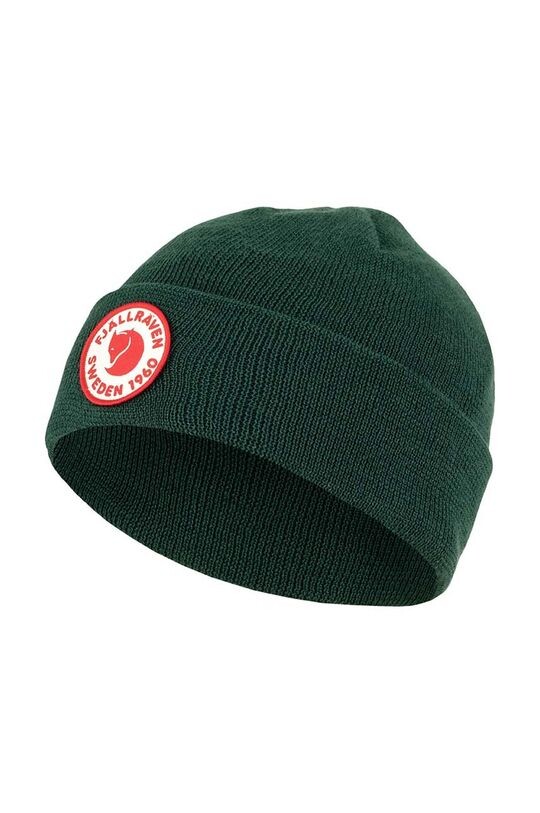

Детская шапка Fjallraven Kids 1960 Logo Hat, зеленый