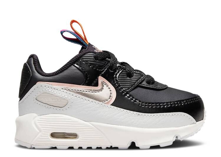 

Кроссовки Nike AIR MAX 90 LEATHER SE TD 'OFF NOIR METALLIC PEWTER',