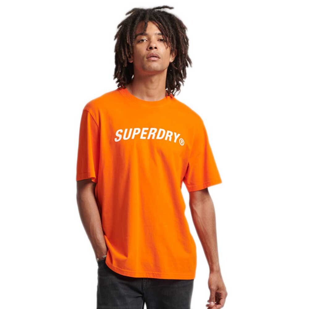 

Футболка Superdry Code Core Sport, оранжевый