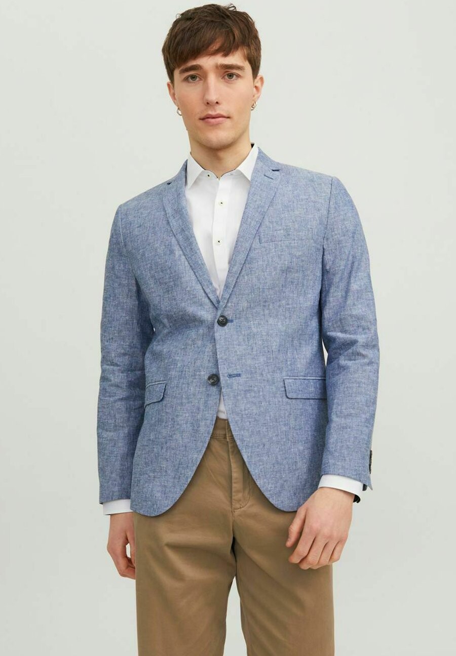 Куртка JPRRIVIERA SLIM FIT Jack & Jones, синий шамбре