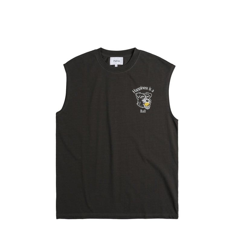 

Футболка Dog Sleeveless T-Shirt Palmes, цвет charcoal