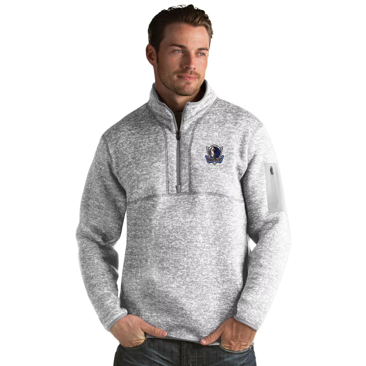 цена Мужской пуловер Dallas Mavericks Fortune Antigua