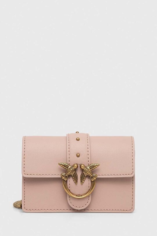 

Кожаная сумочка Pinko, розовый