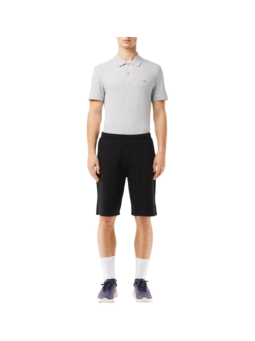 

Черные мужские шорты-бермуды Lacoste