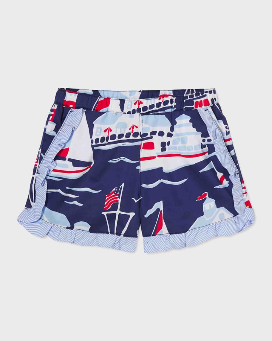 

Шорты Milly для девочек с принтом Five Mile River, размер XS-XL Classic Prep Childrenswear