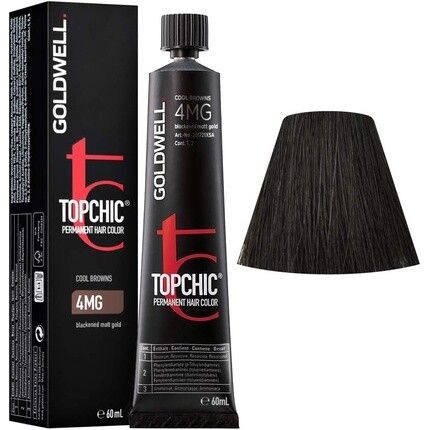 

Перманентная краска для волос Topchic Tb 4 мг черный матовый золотой 60 мл, Goldwell