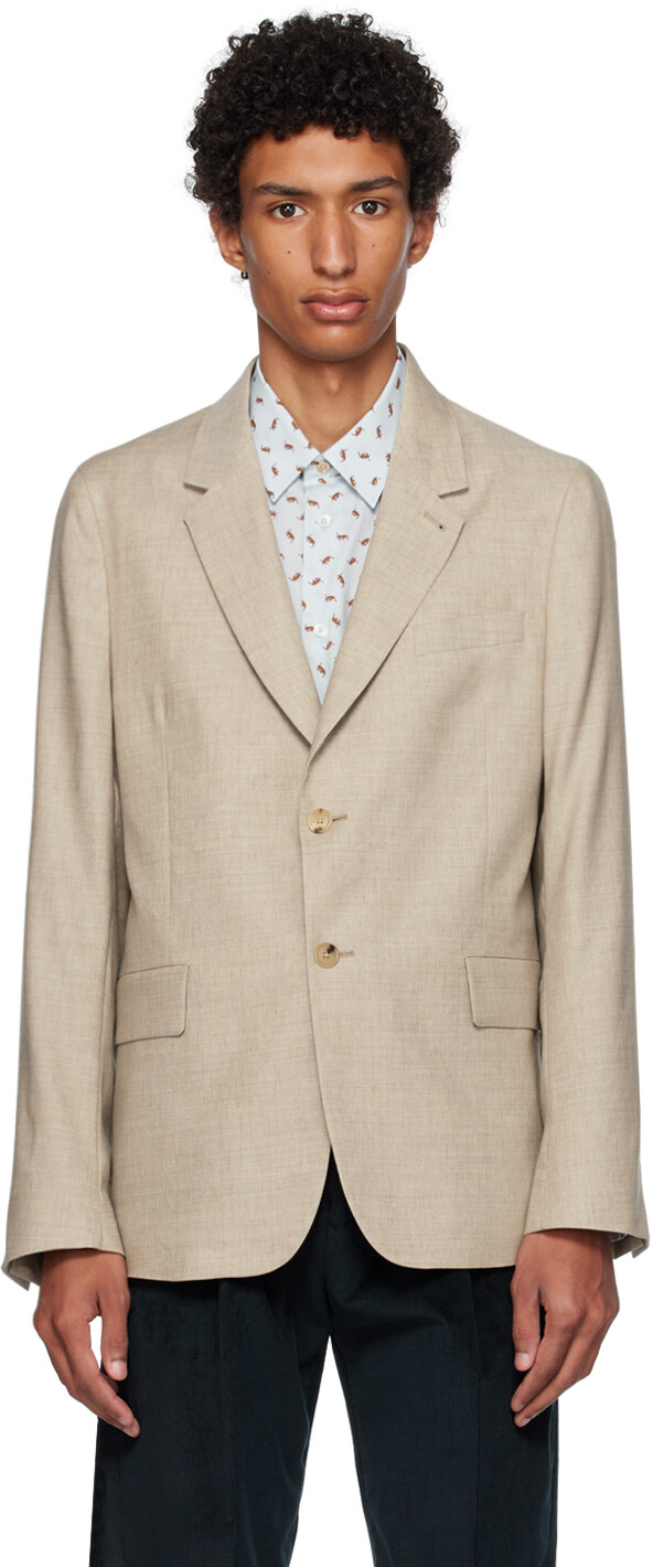 

Бежевый пиджак на двух пуговицах Paul Smith