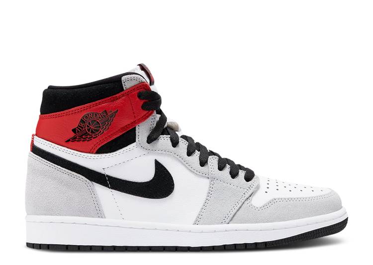 

Кроссовки AIR JORDAN 1 RETRO HIGH OG 'SMOKE GREY', белый