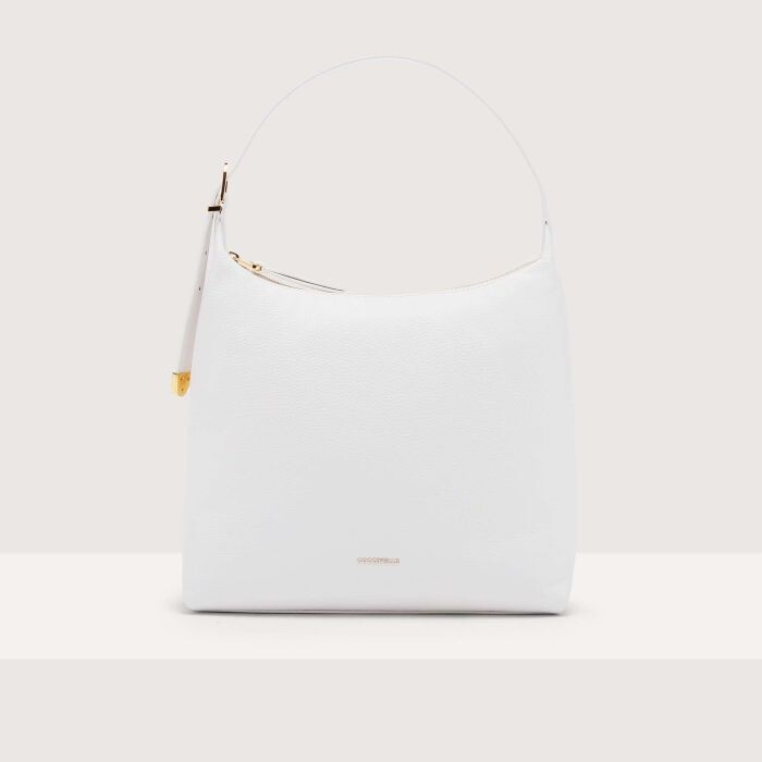 

Сумка на плечо из зерненой кожи Coccinelle GLEEN MEDIUM, белый