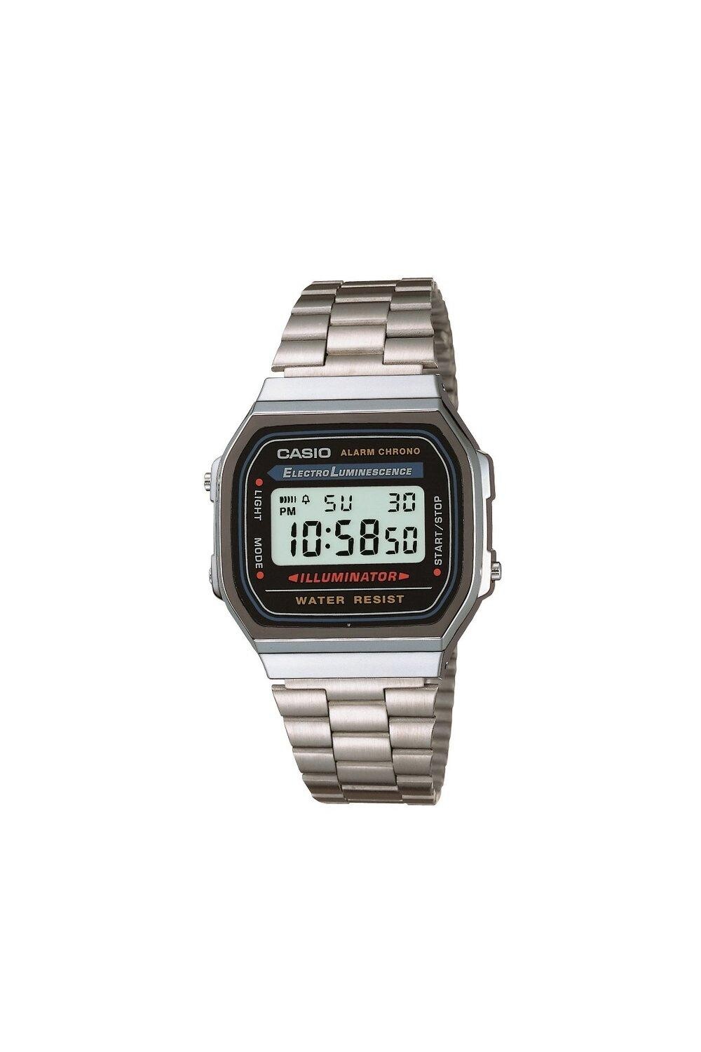 

Классические цифровые кварцевые часы из пластика/смола - A168Wa-1Да Casio, черный