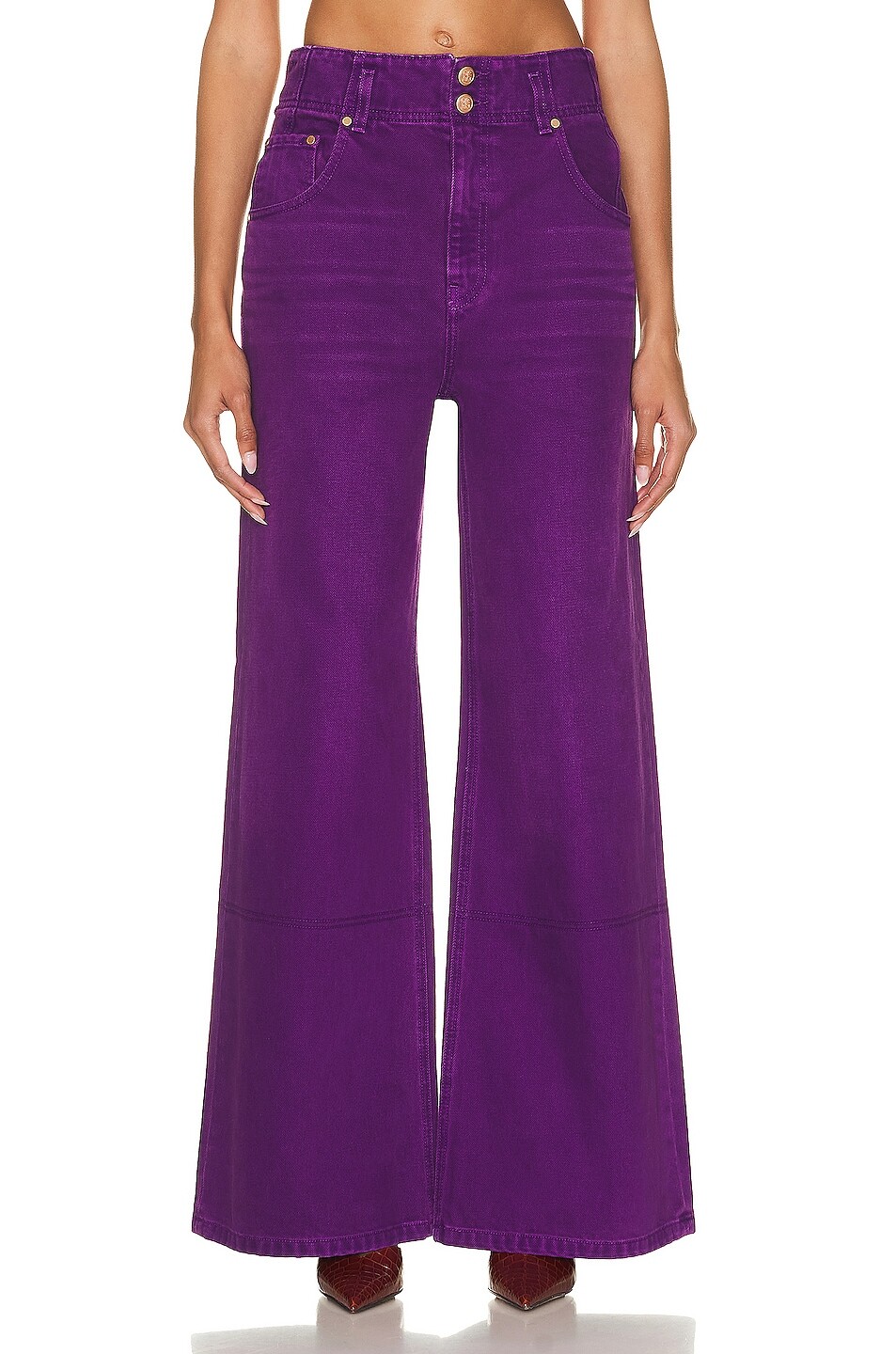 

Брюки Ulla Johnson Margot, цвет Cassis Wash