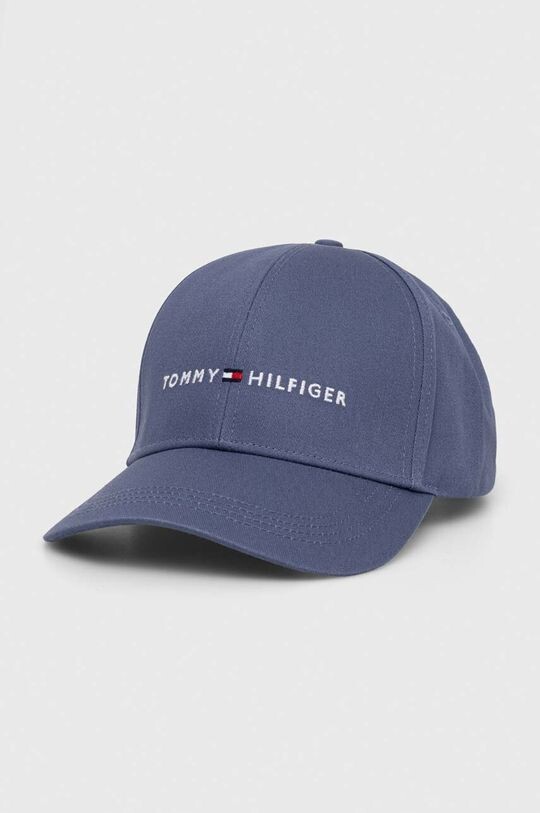 

Хлопковая бейсболка Tommy Hilfiger, синий