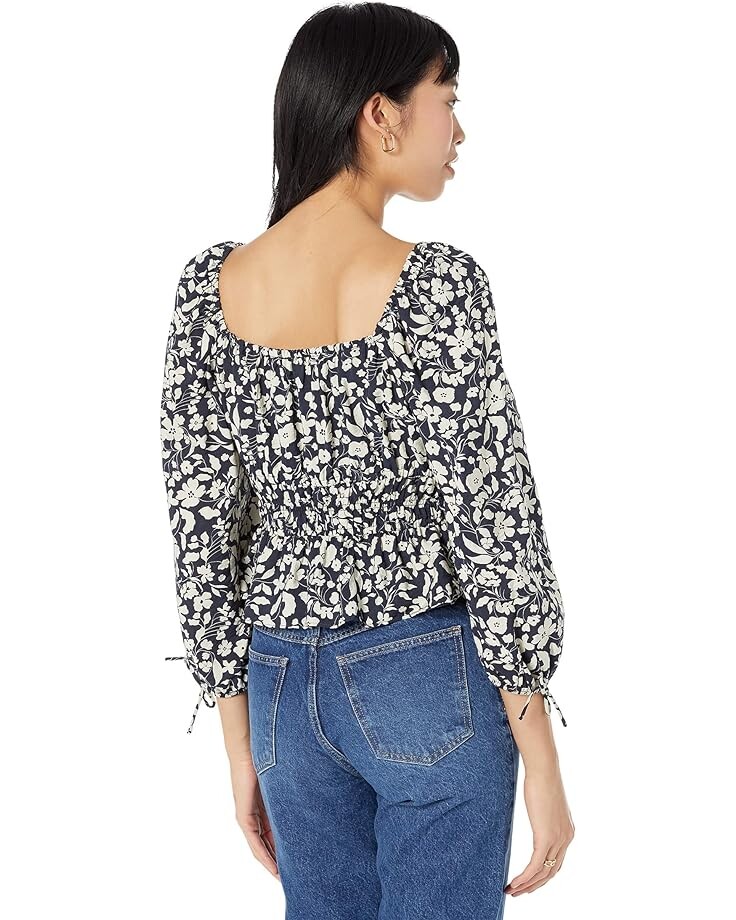 

Блуза MANGO Akela-H Blouse, темно-синий