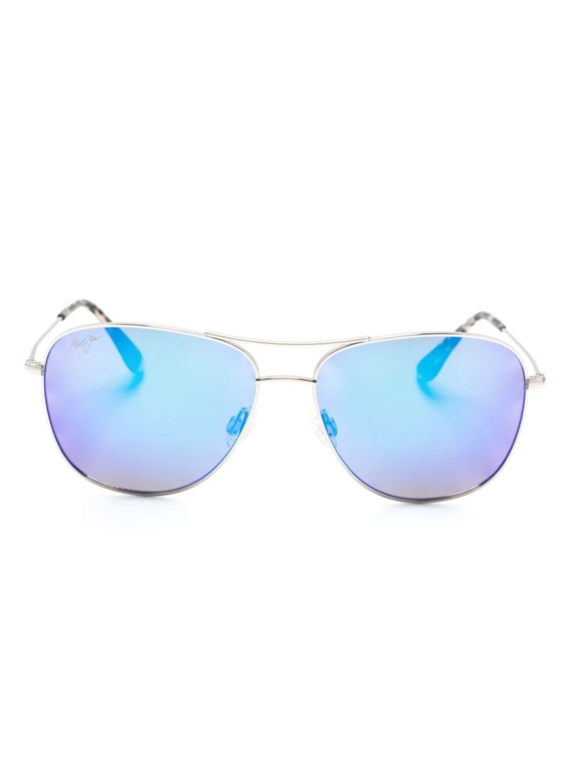 

Maui Jim солнцезащитные очки-пилоты Cliff House, серебряный