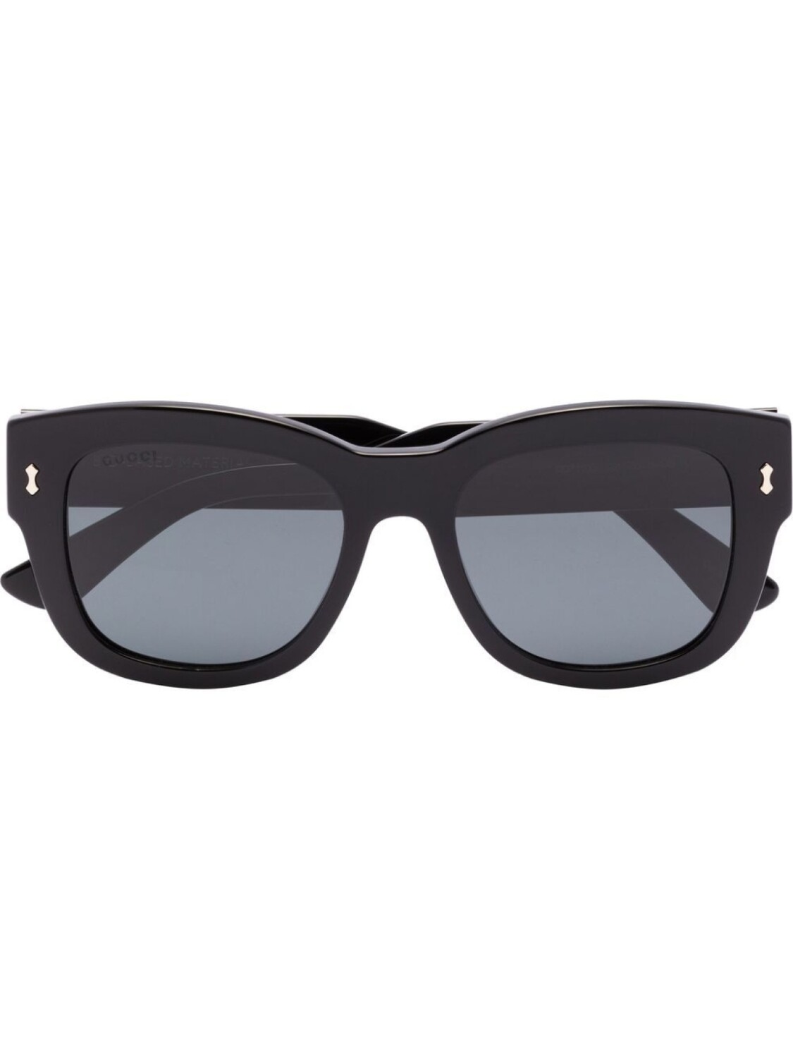 

Gucci Eyewear солнцезащитные очки в прямоугольной оправе, черный