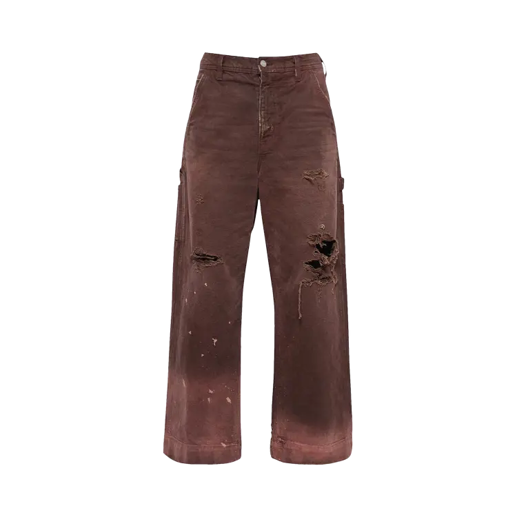 

Брюки Enfants Riches Déprimés Paint 'Brown', коричневый