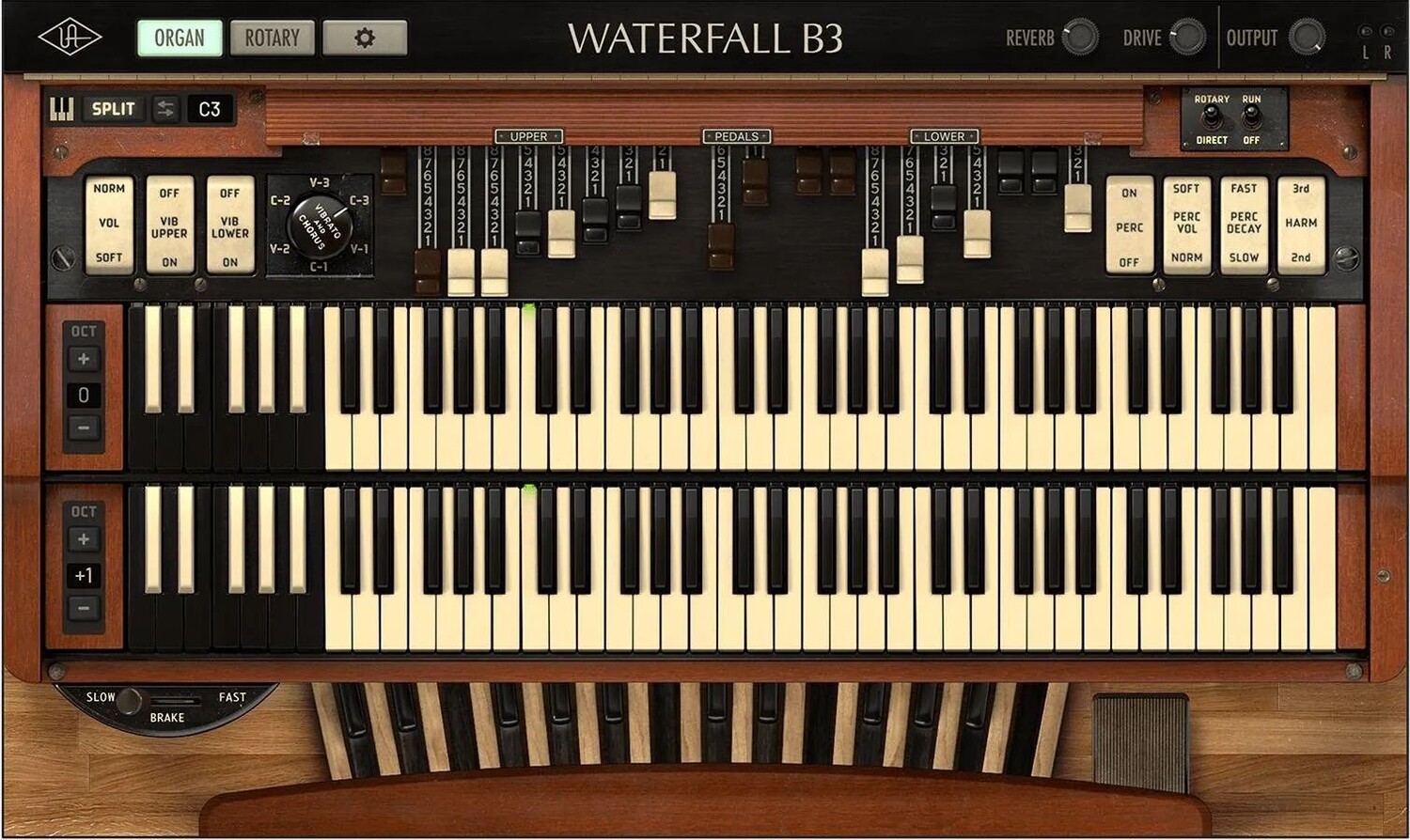 

Органный плагин Universal Audio UAD Waterfall B3