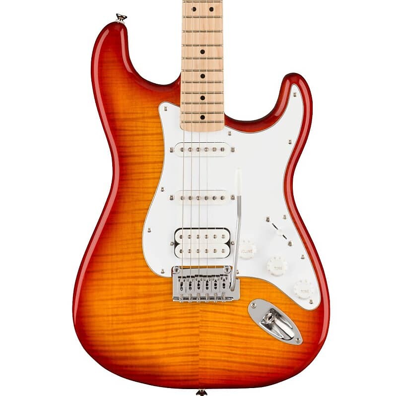 Электрогитара Squier Affinity Series Stratocaster FMT HSS - Sienna Sunburst