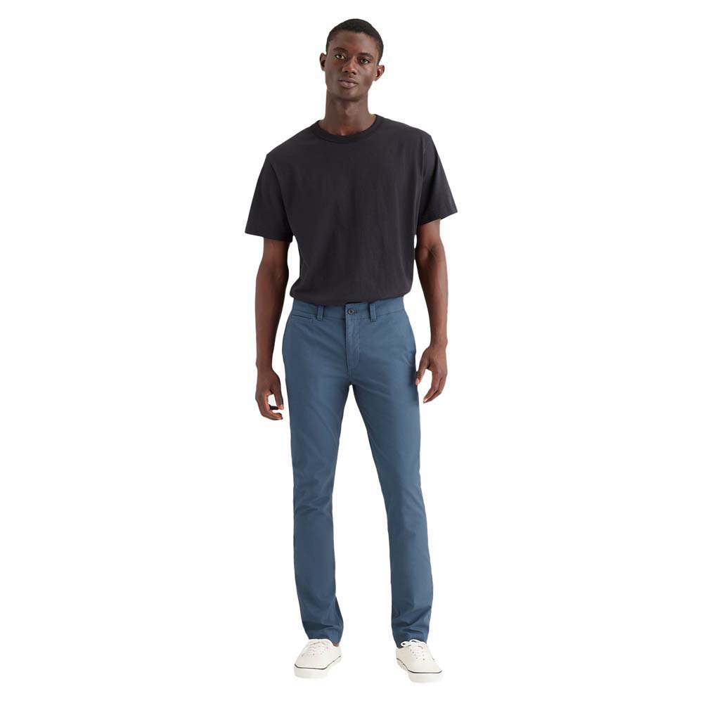 Брюки Dockers Smart 360 Flex California Regular Waist Chino, синий брюки pepe jeans charly regular waist chino синий