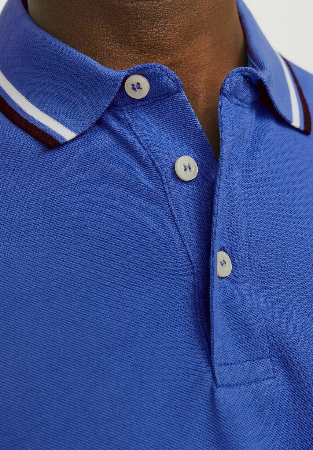

Рубашка поло PAULOS Jack & Jones, синий