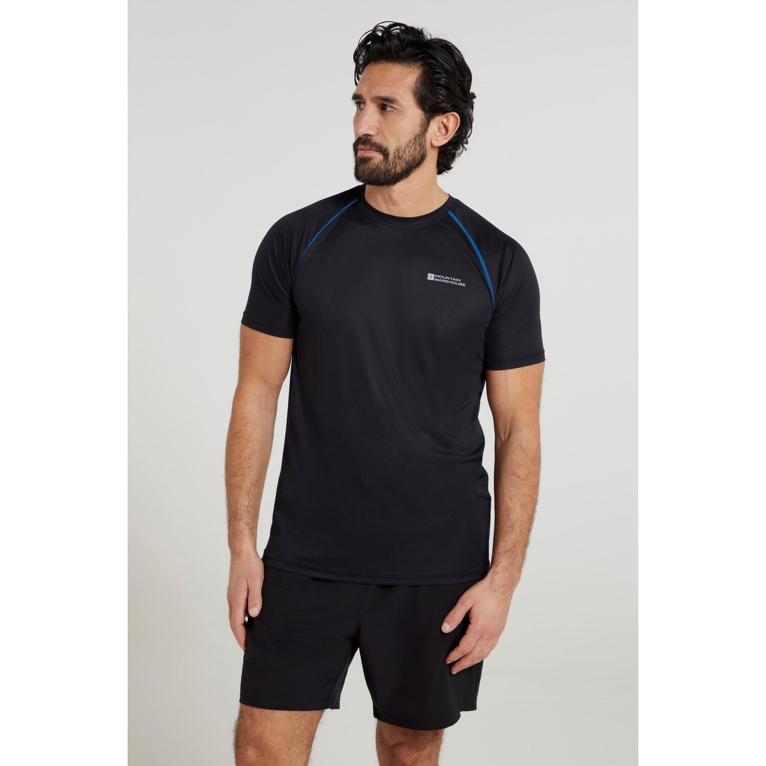 

Футболка aero ii с короткими рукавами Mountain Warehouse, черный