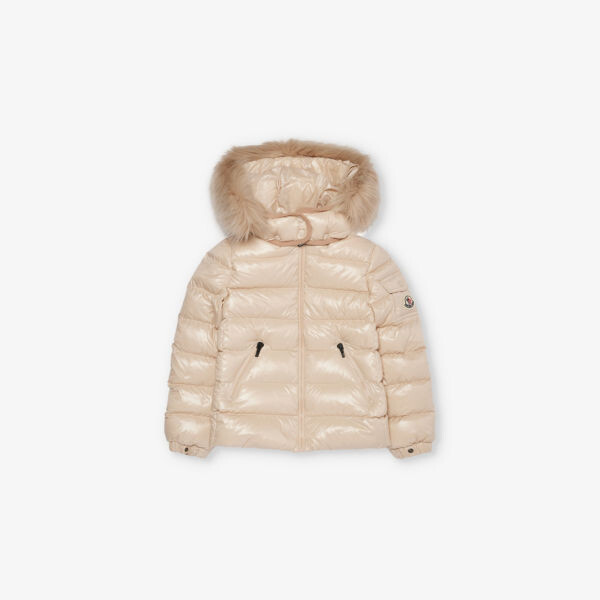 

Утепленная куртка-пуховик Badyf 4-14 лет Moncler, бежевый