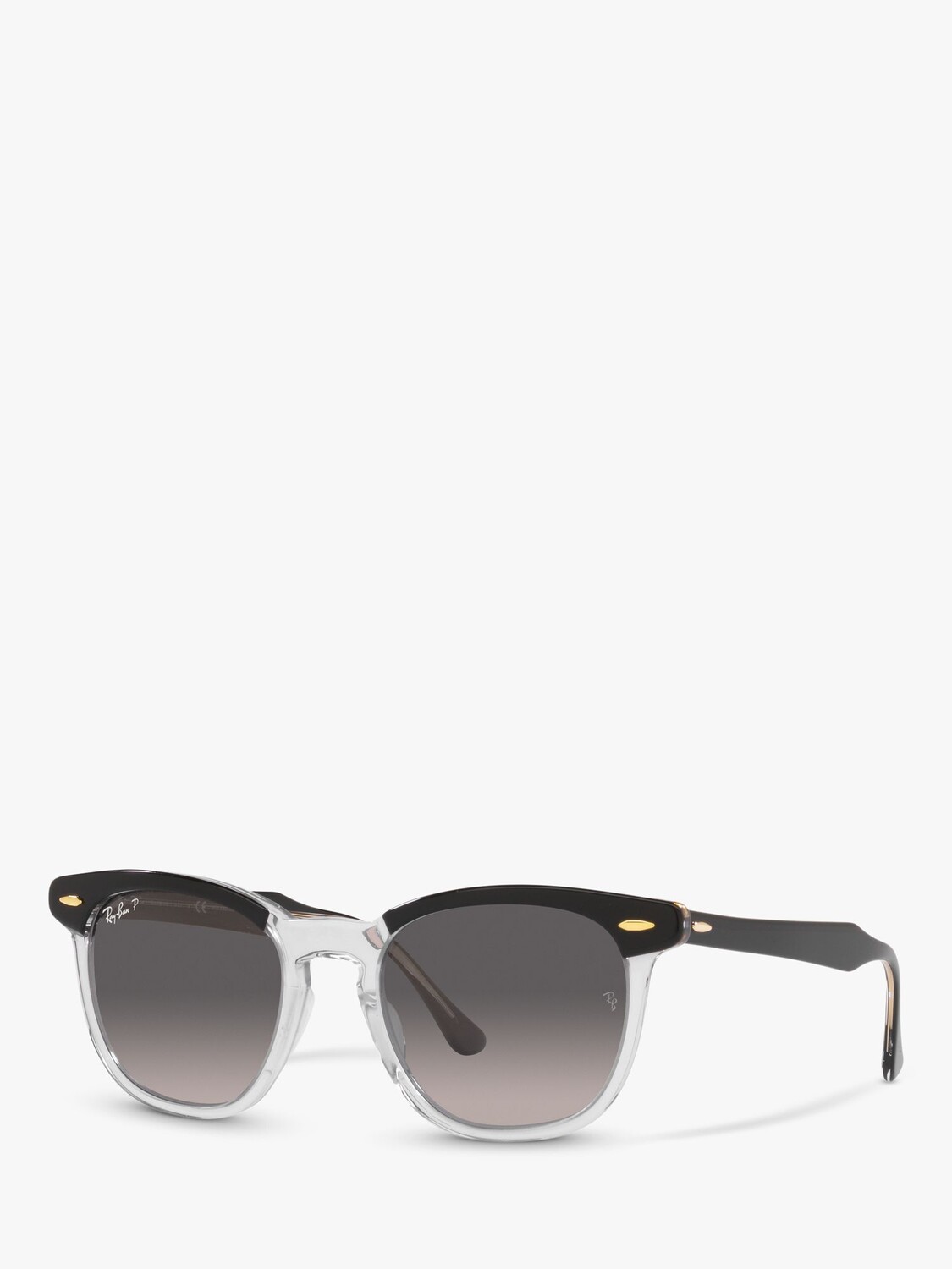 

Поляризованные солнцезащитные очки Ray-Ban RB2298 унисекс Hawkeye, черные, прозрачные/серые