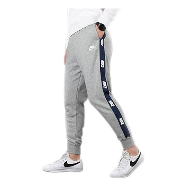 

Повседневные брюки athleisure casual sports флис сохраняют тепло уютные трикотажные длинные брюки Nike, серый