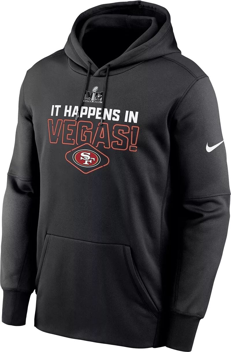 

Мужская худи Nike Super Bowl LVIII 2024 Bound San Francisco 49ers Lockup Therma-FIT