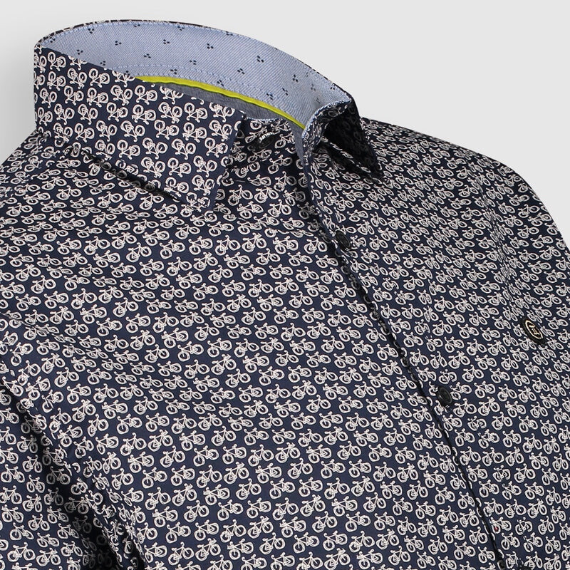 

Рубашка Twinlife Shirt Bike Print, синий