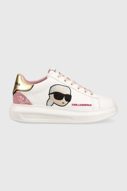 

Кожаные кроссовки KAPRI KC Karl Lagerfeld, белый