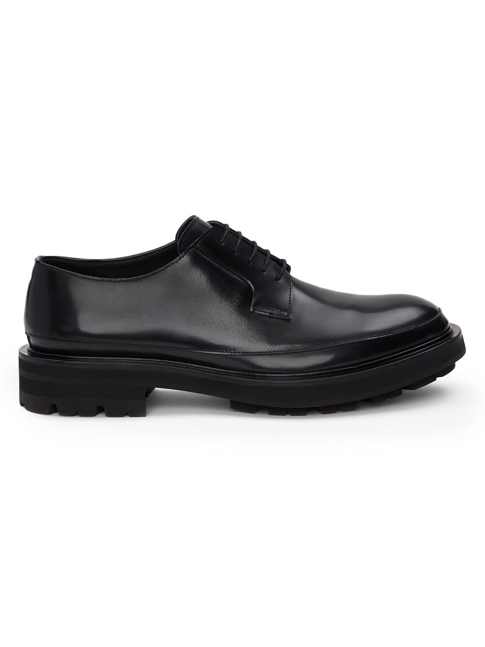 

Кожаные лоферы на шнуровке Alexander McQueen, черный
