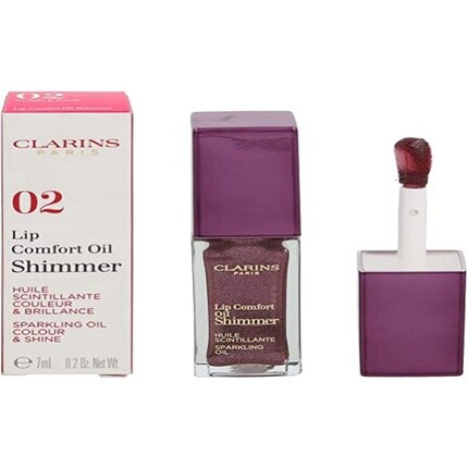 

Масло для губ Lip Comfort Shimmer 02 Purple Rain 7 мл, Clarins