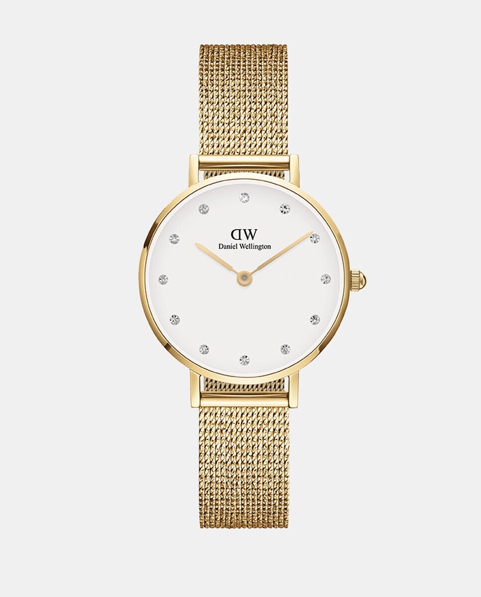 

Petite-Lumine Pressed DW00100604 Женские часы из золотой стали с сеткой Daniel Wellington, золотой